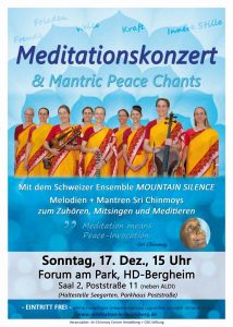 Mountain Silence Meditationskonzert - mit Melodien Sri Chinmoys